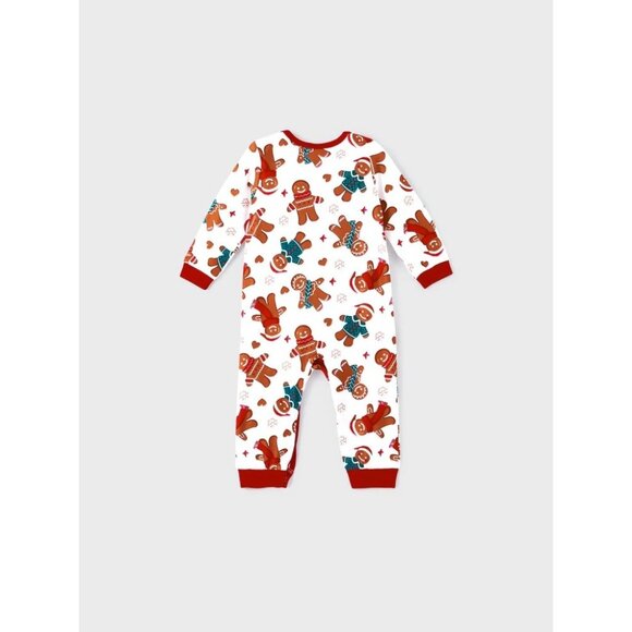 PatPat Other - PatPat Red/White Gingerbread Print Pajamas – Size 9-12M NWT